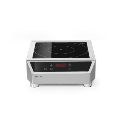 Indukční vařič 3500 D, HENDI, Profi Line, 230V/3500W, 342x431x(H)116mm | 239711